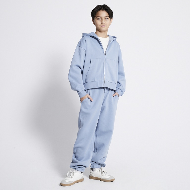 Heavy hoodie "Block" Blue